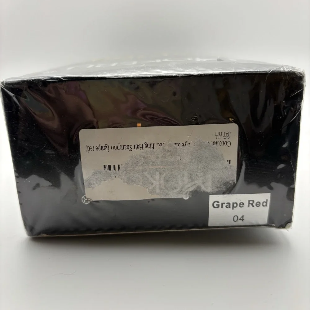 Mokeru Coconut Dye‎ & Shampoo Hair Color 04 Grape Red Professional Kit SEALED